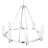 8 - Light Dimmable LED Wagon Wheel Chandelier-1820196514