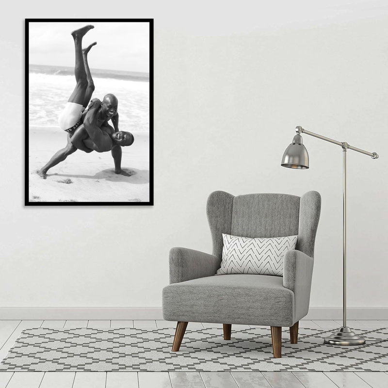 "Larking II" par Stephane Gaboué, 48" H x 32" W, Noir, noir, noir, noir