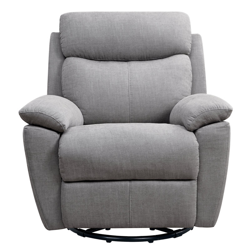 Classic Oversized Electric Power Recliner Chair, ,Equipped With USB Charging Connector With Overstuffed Cushion And Back, Soft Fabric Adults Single Recliner Sofa For Living Room