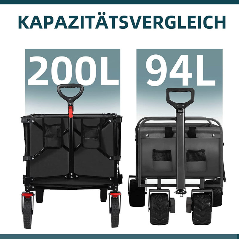 Foldable Handcart with Brake