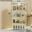 Vitrine à 4 tablettes et porte vitrée Jillion-693305661