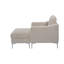 Canapé modulaire convertible en velours côtelé avec repose-pieds modulaire, beige-1867199304