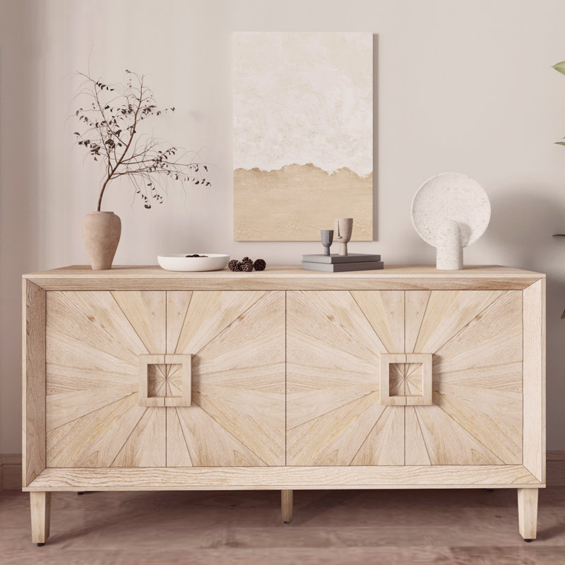 Armoire de rangement pour salon / cuisine, Naturel