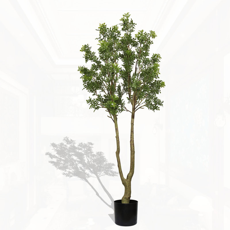 63"H Artificial Olive Tree 1pc/set, 63'' H x 21.6'' W x 21.6'' D
