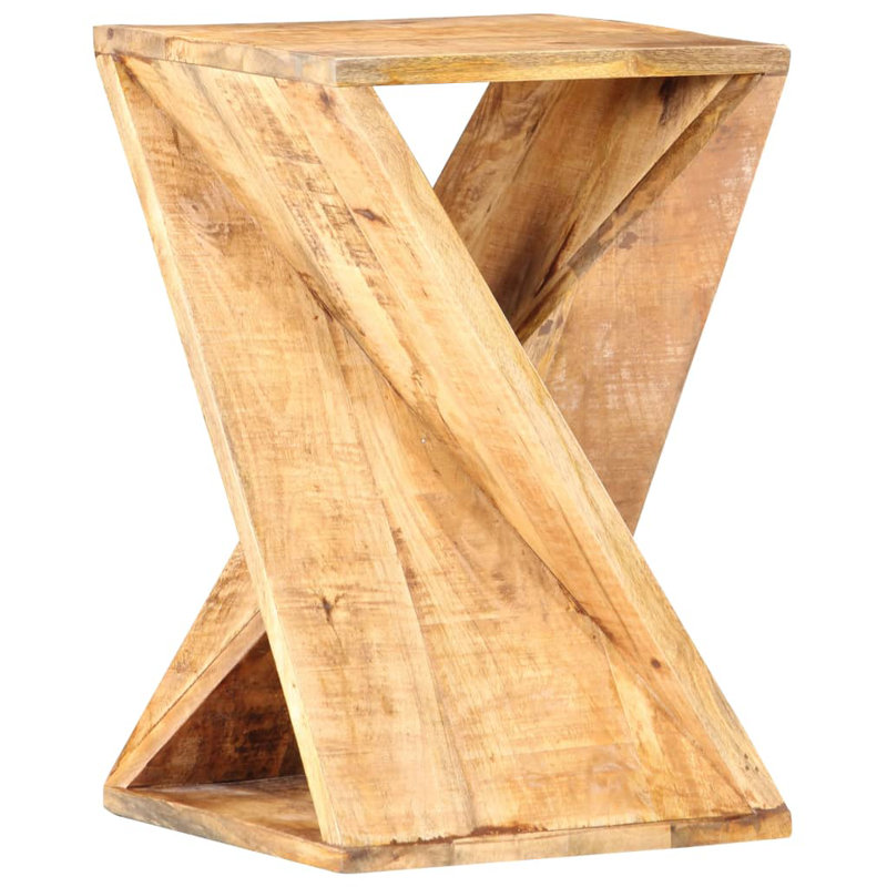 Chirley Solid Wood End Table, Natural