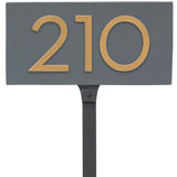 Floating 1-Line Lawn Address Sign