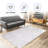 (5' x 8' ft) Hand Tufted Wool Carpet with Latex Back, Anti-Skid Carpet-1428816383