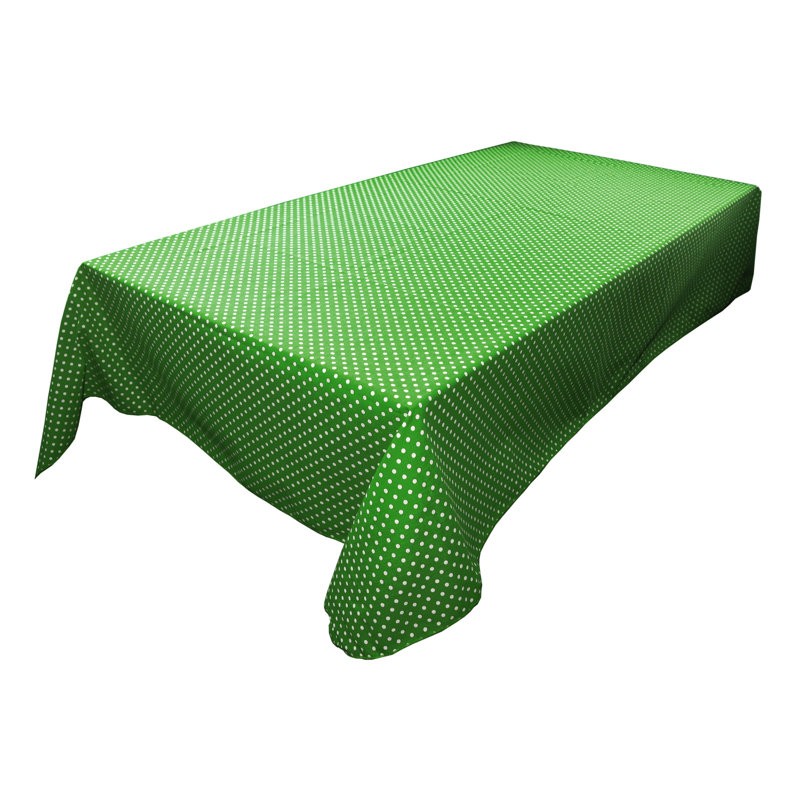Nappes Mini Dots, L 58 po x L 72 po, Vert / blanc
