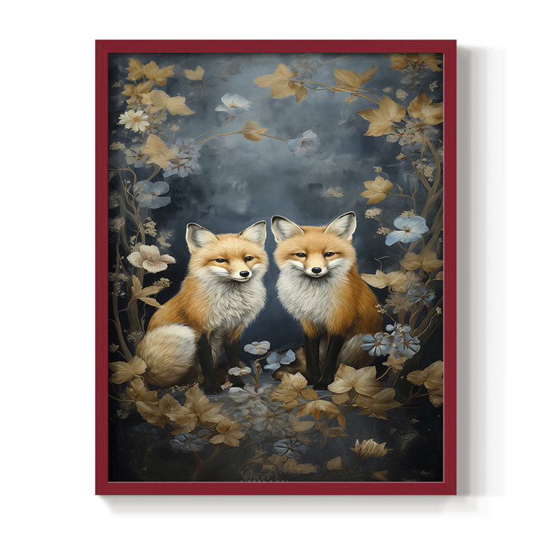 «ANIMALS Series CDL XXXV», H 11 po x l 9 po, Rouge