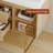 Log style simple bathroom cabinet