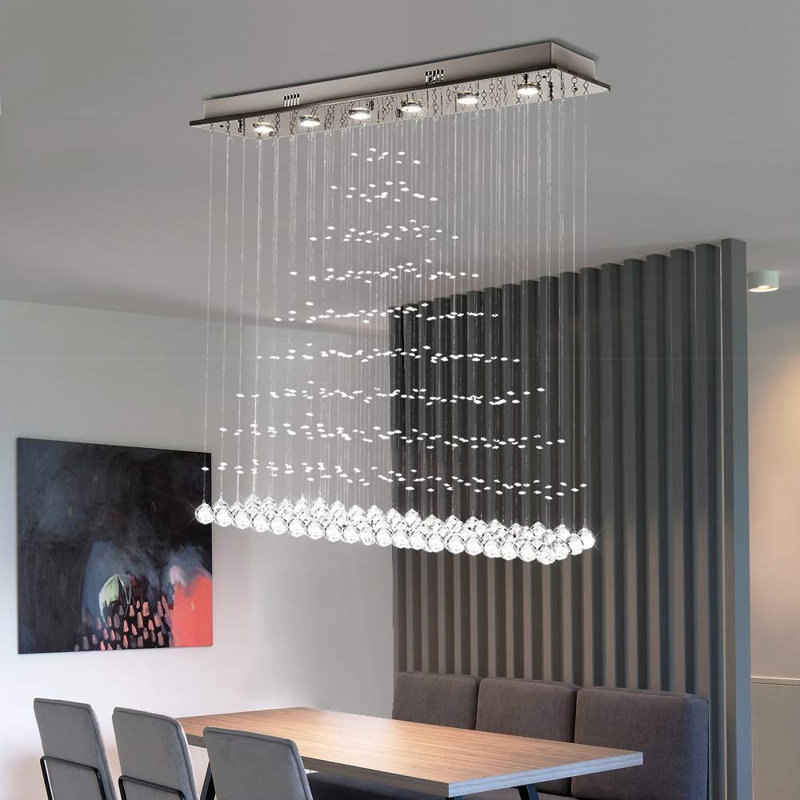 Kenzo 6 - Light 40"W Dimmable Chandelier