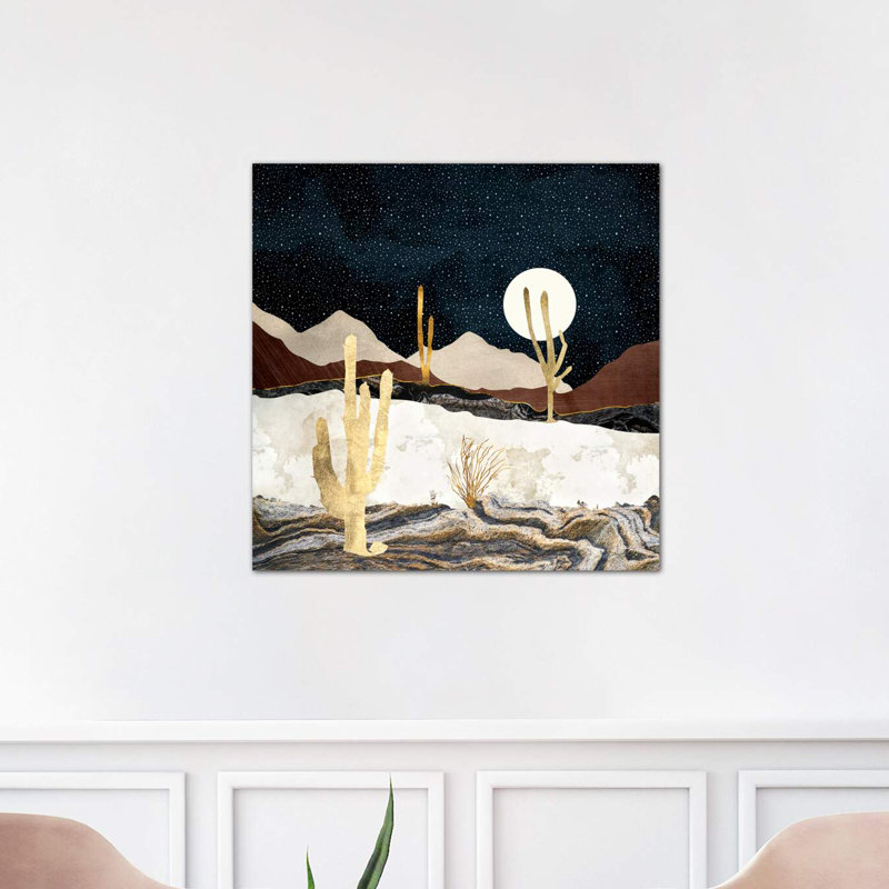 Desert View - Wrapped Canvas Print, 93.98 cm H x 93.98 cm W x 1.91 cm D