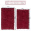 Tapis 100% coton lavable à la machine de la collection Bell Flower (ensemble de 2)-720450467-756968812