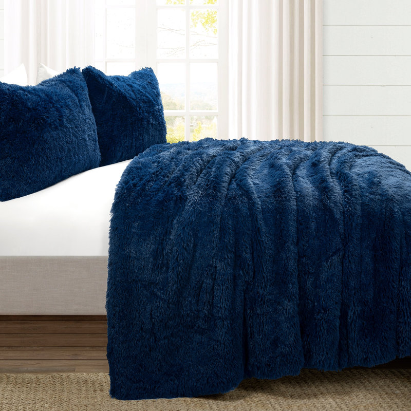 Microfiber 2 Piece Comforter Set, Ivory, King