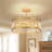 Elonso 4-Light Drum Crystal Flush Mount Light-448145098