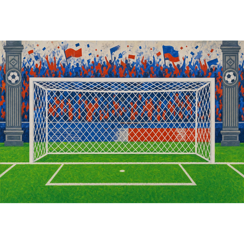 Papier peint de soccer mural Soccer Stadium, Non-Woven Nonpasted, 140"x108"