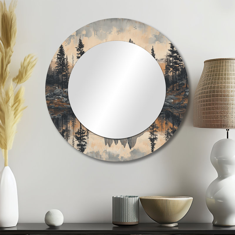 Miroir d'appoint mural, 23 po x 23 po
