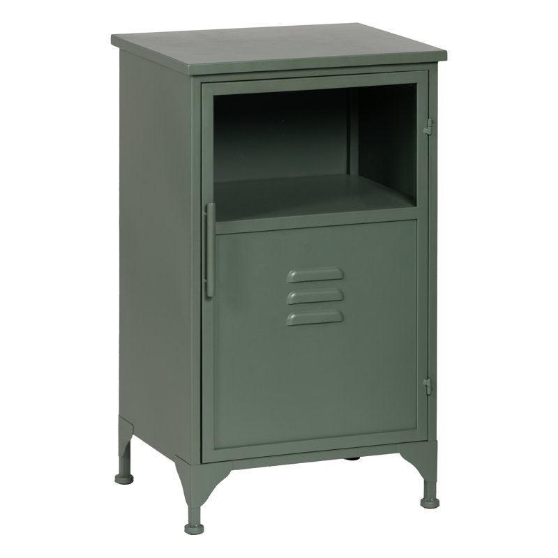 45cm W Metal Bedside Table