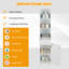 Alycea Freestanding Bathroom Cabinet and Linen Cabinet