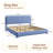 Bensu Boucle Upholstered Platform Bed-1490142927-1503004645