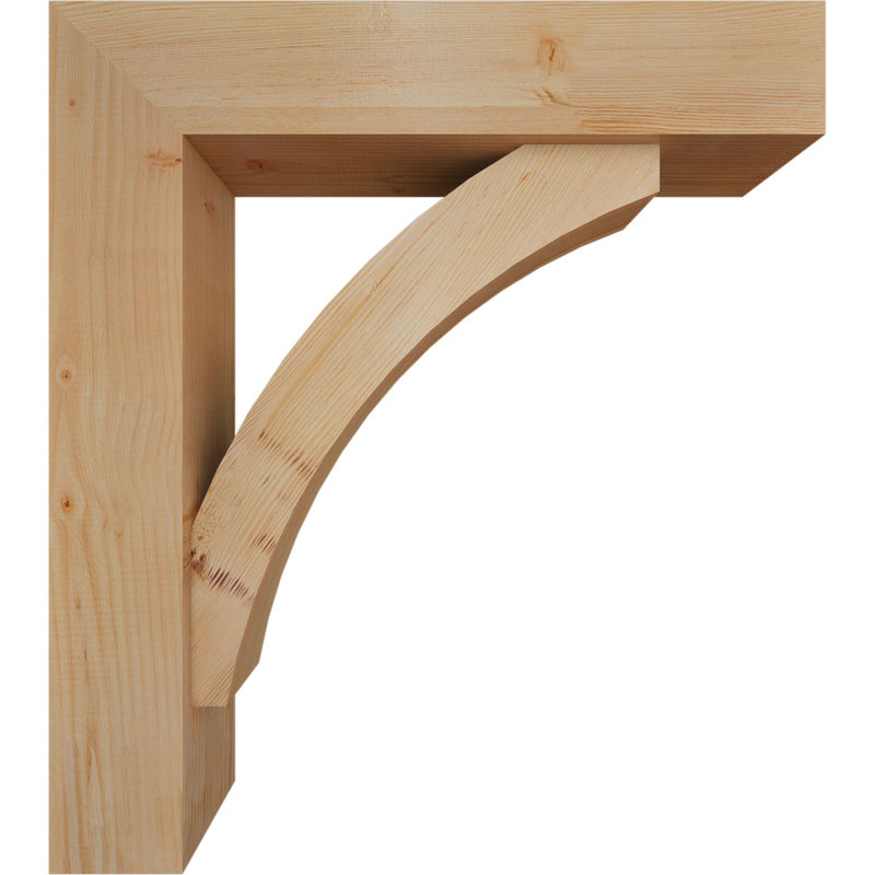 Support de bloc Thorton avec entretoise décalée, 36 x 32, Sapin Douglas de l 7 1/2 (lisse)