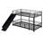 Metal Bunk Bed with Slide and Guardrails-2052748074-2052748072