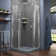 Cornerview 34.5" x 72" Square Sliding Shower Enclosure