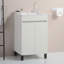 Trépied blanc 20 po avec lavabo en céramique