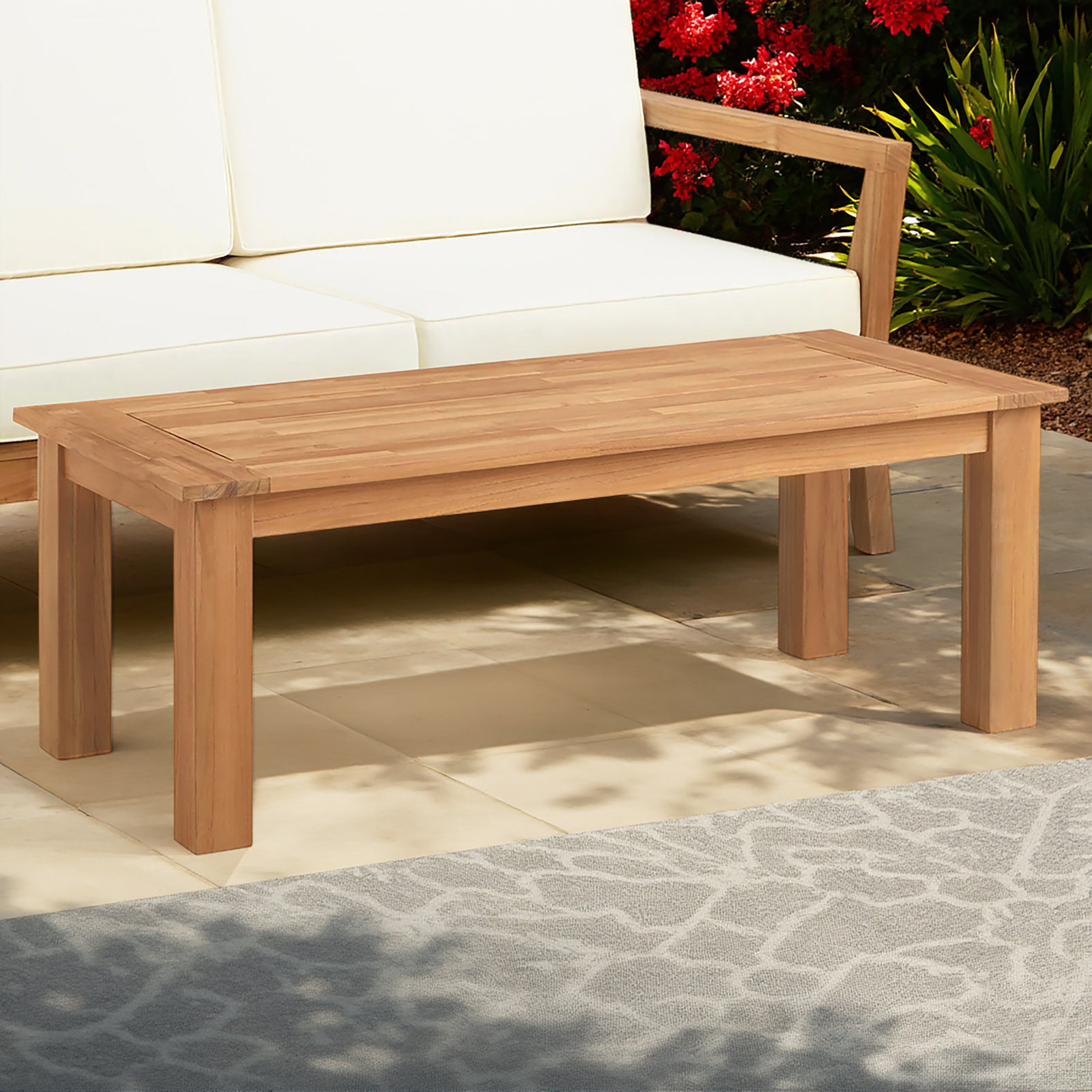 Echols 48" Teak Patio Table