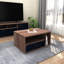  Table basse avec tiroir - décor marbré et tablette ouverte, l 31,1 po x P 23,2 po x H 15,7 po