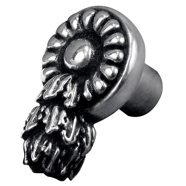 Poignée fantaisie Sforza 1,25 po, Bronze huilé, H 1,875 po x l 1,25 po x P 1,25 po