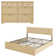 Boho Natural Rattan 2-piece Bedroom Set