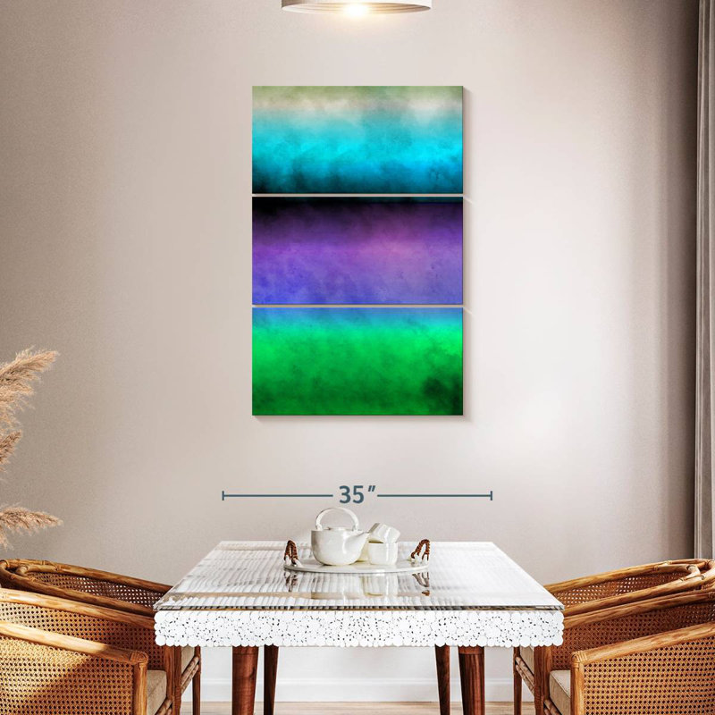 Avery Purple Center, 45" H x 28" W