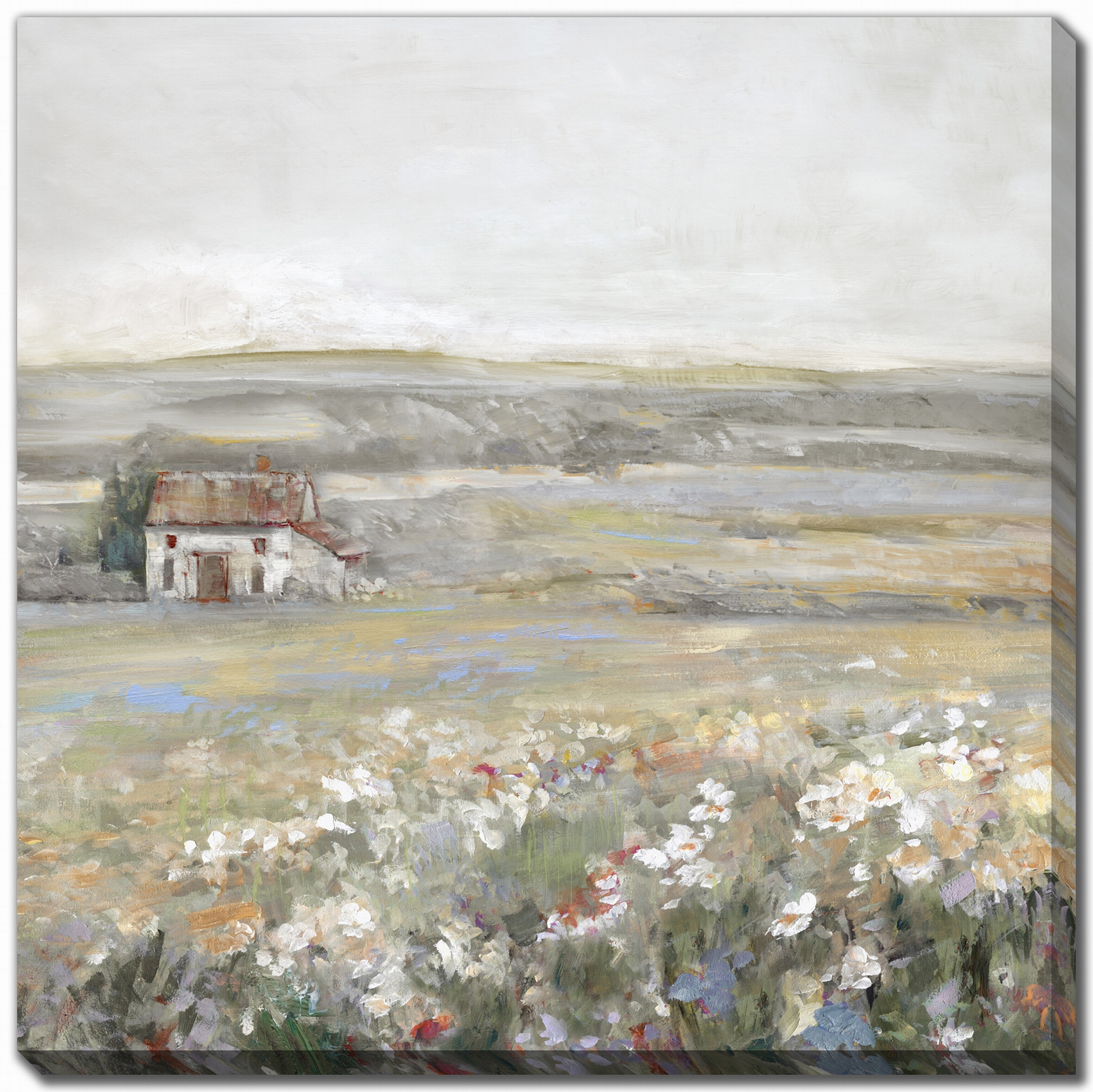 Ophelia & Co. Soft Summer Meadow I Canvas Wall Art | Wayfair