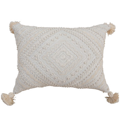 100% Cotton Down Filled Throw Pillow