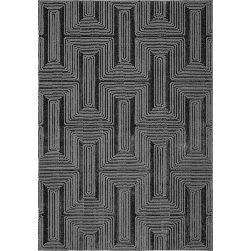 Deddrick Abstract Indoor / Outdoor Area Rug, Rectangle 200 x 290 cm