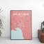 Melbourne City Map - No Frame Print-651011058
