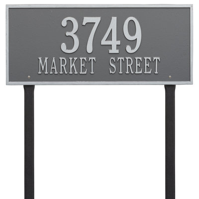 Hartford 2-Line Lawn Address Sign