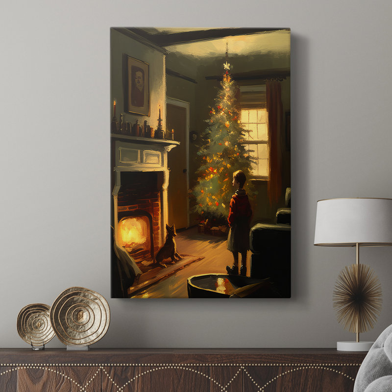 Art des Fêtes de Noël DCXII - galerie Cavas sur mesure, H 18 po x l 12 po