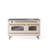 ILVE Nostalgie II Series 60 inch Dual Fuel Range with 9 Sealed Burners, Griddle (Glass Door)-98196686-98196693