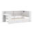 Wood Twin Size Platform Bed With Storage Shelves, Trundle, Charging Station, LED, Desk And Upholstered Headboard-1161115511