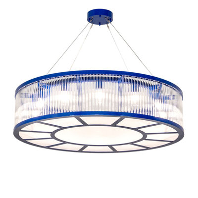 Datril 12 - Light Dimmable Drum Chandelier