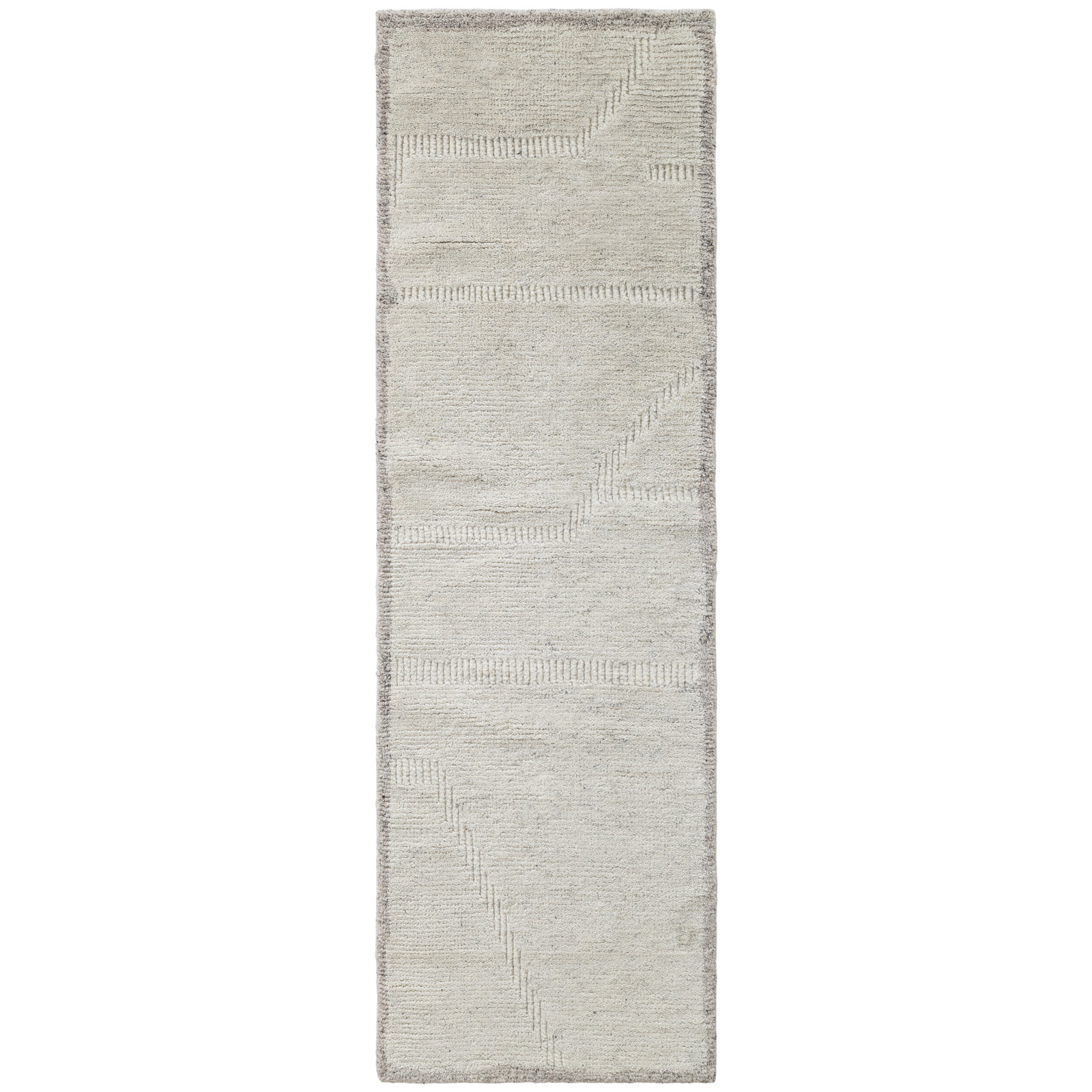 Strobel Hand-Knotted Wool Rug, Runner 2'6" x 8'