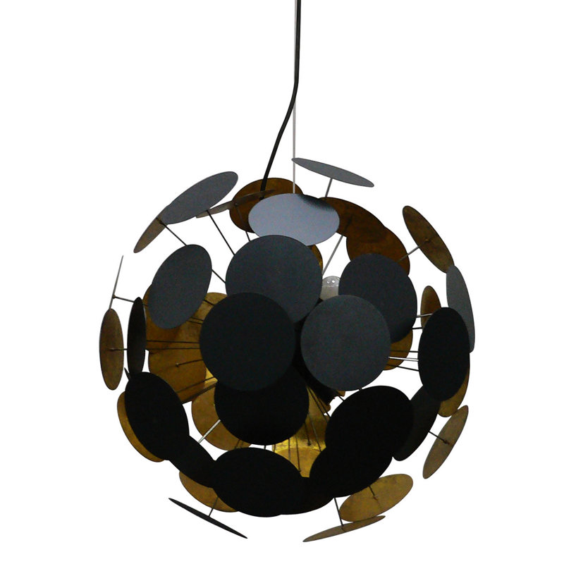 Everly 6 - Light Black Sphere Pendant