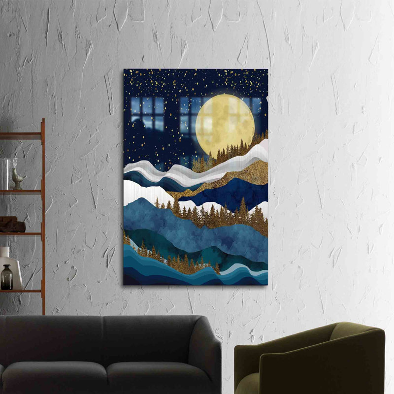 Art mural en verre Sky Landscape, H 70,9 po x l 47,2 po