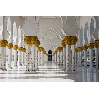 Sheikh Zayed Mosque In Abu Dhabi by Mariakray - Wrapped Canvas Print