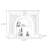 Beige Solid Wood Freestanding Fireplace
