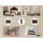 33-inch Wavy-Patterned Four-Door Shoe Cabinet with Grooved Flip-Top Drawers and Moisture-Resistant Countertop-303315084