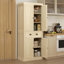 72" Kitchen Pantry Cabinet Cupboard with Doors-1943303603-1918730437