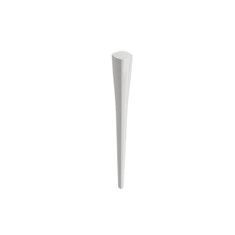 Ensemble de pieds console en argile Lavita, Blanc